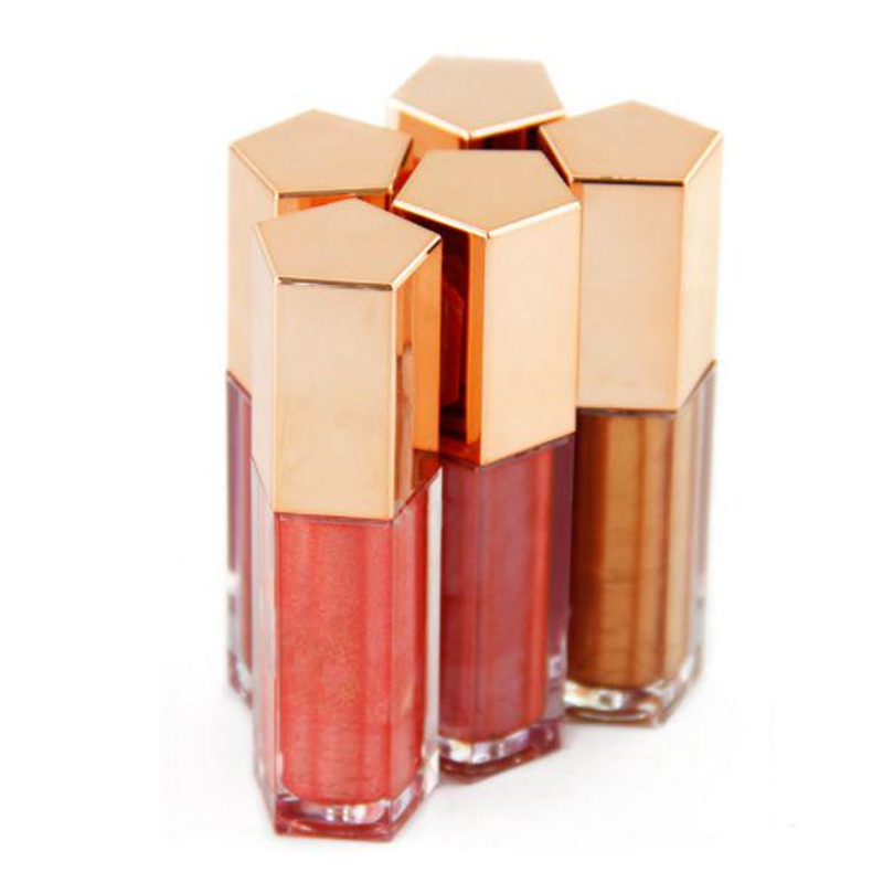 Блеск для губ Блеск Водостойкий блеск для губ Натуральная жидкая помада