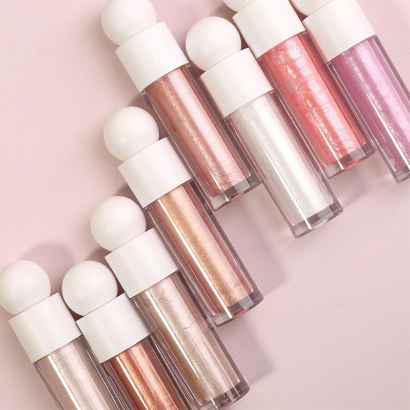 Частный бренд Fairy Shimmer Liquid Highlight Водонепроницаемый хайлайтер для тела и лица DIY Цветной логотип