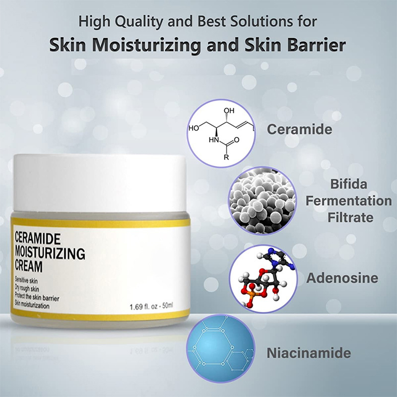 Крем с керамидами увлажняет и увлажняет, улучшает состояние кожи, предотвращает сухость и потрескавшуюся кожу 50г