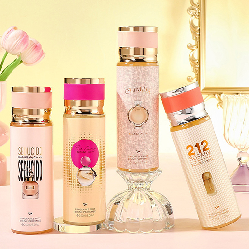 250 мл брендовые духи, сладкий цветочный женский спрей для тела, спрей для тела, парфюмерная дизайнерская парфюмерия