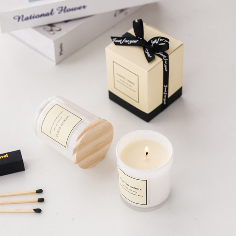 150 г романтические круглые соевые восковые свечи на день рождения, ароматические роскошные веганские ароматические свечи ручной работы, подарочный набор