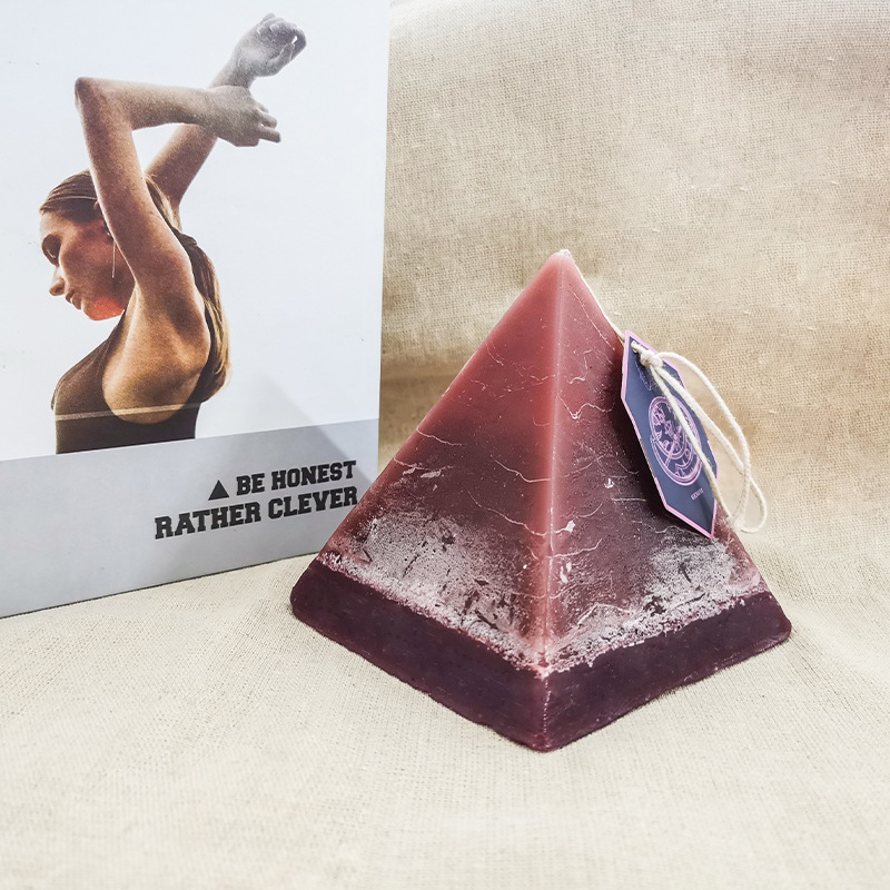 250 г Роскошные хрустальные свечи ручной работы с ароматом зодиака, свечи-пирамиды с кристаллами