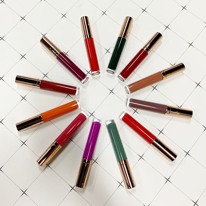 Косметика Make Lip Gloss No Label Жидкая матовая помада для губ Блеск для губ 30 цветов