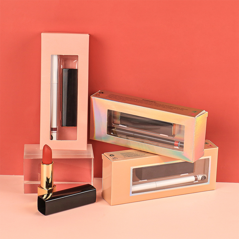 Веганская губная помада без логотипа. Матовая бархатная губная помада. Набор упаковки. Длительная губная помада. Набор подводки для губ.