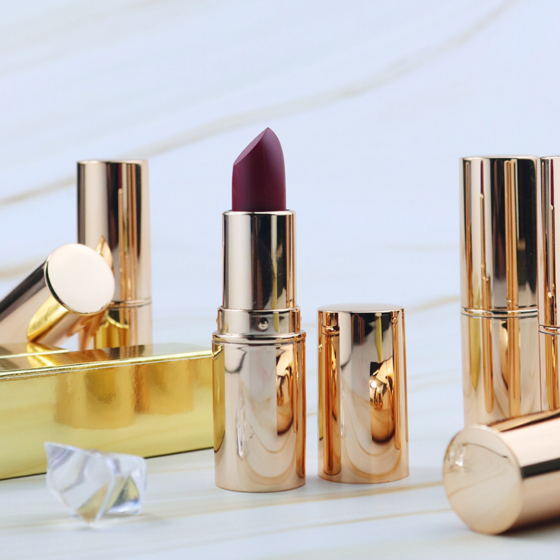 Обнаженная губная помада Косметическая сексуальная красная матовая сливочная водостойкая помада