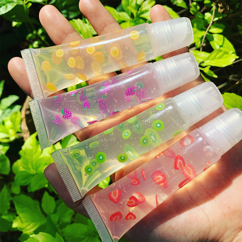 Прозрачный веганский блеск для губ, 12 цветов